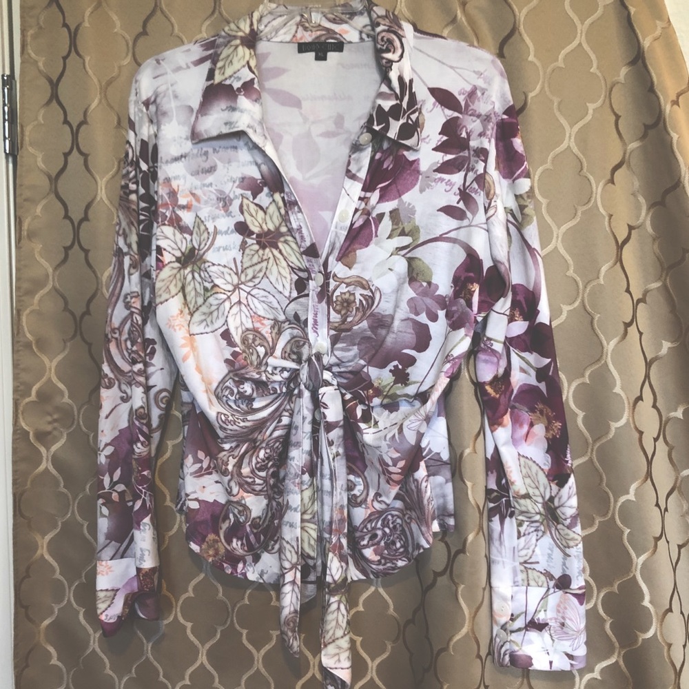 Boho Chic Button down Floral Blouse